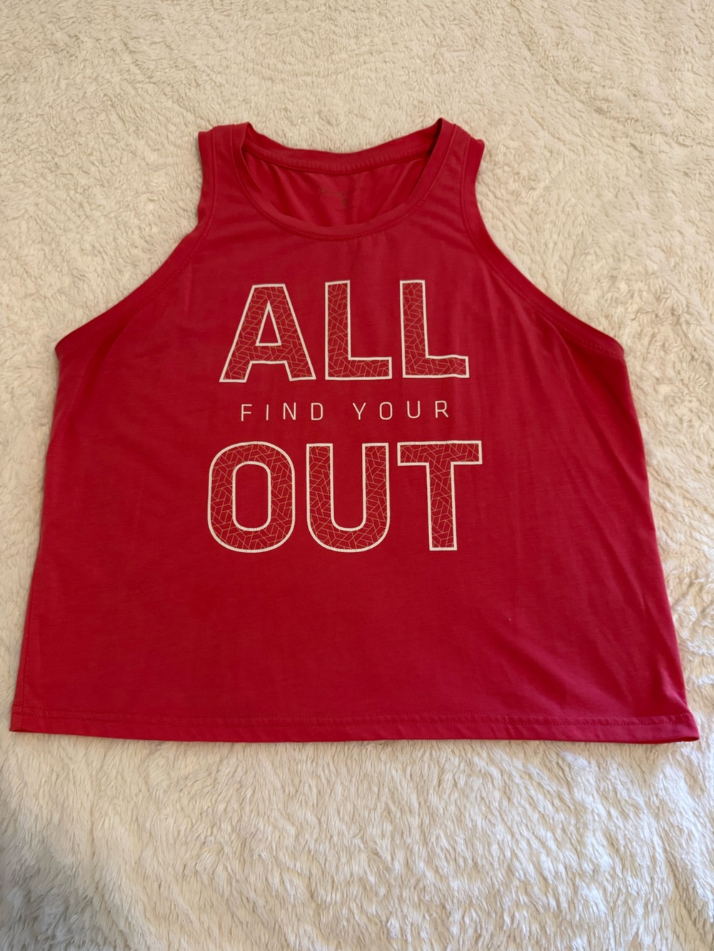 Orangetheory crop tank top